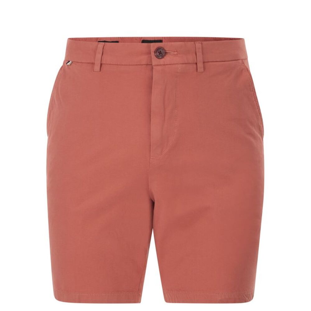 Boss Men Stretch Cotton Chino Shorts In Modern Regular Fit